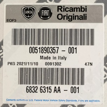 КОРПУС ВОЗДУШНОГО ФИЛЬТРА 1.4 16V FIAT 500L 500 L 51890357