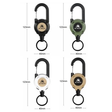 Веревка для защиты от потери с высокой отдачей, цвет хаки