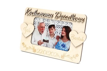 Подарок фоторамка ко Дню бабушки и дедушки