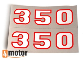 Набор наклеек CZ 350 472 12V высокого качества