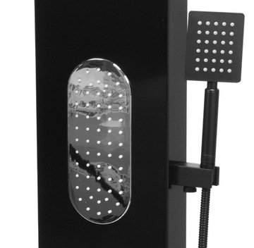 PANEL PRYSZNICOWY CZARNY DESZCZOWNICA STEELY 5