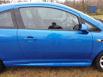 DRZWI PRAWE PRZEDNIE OPEL CORSA D Z291 3D