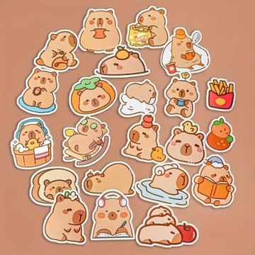 Эмагированные гелевые ручки kapibara + карандаши, выравнивающие кольцо и наклейки,