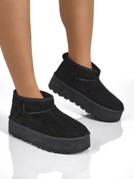 ЧЕРНЫЕ СНЕЖНЫЕ БОТИНКИ ЖЕНСКИЕ DAGODO