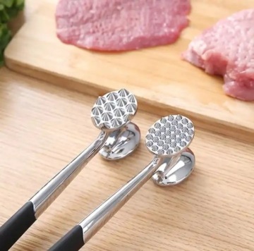 МОЛОТОК ДЛЯ МЯСА ДЛЯ КОТЛЕТ, НЕРЖАВЕЮЩАЯ СТАЛЬ