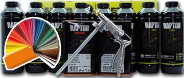 ŚRODEK OCHRONNY RAPTOR U-POL 8L + 800ml FARBY RAL