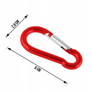 10x КАРАБИН КРЮЧОК С ПРЯЖКОЙ КАРАБИНА БРЕЛОК ДЛЯ КЛЮЧЕЙ