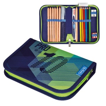 Комплект школьной сумки FiloLight Plus Green Goal Herlitz