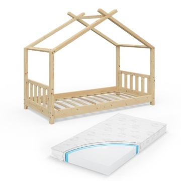 ŁÓŻECZKO DESIGN 160X80 NATURE +MATERAC