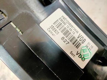 BUDÍKY PŘÍSTROJOVÁ DESKA VOLKSWAGEN PASSAT B5 3B0920827