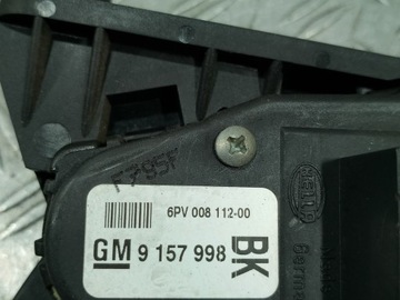 ПЕДАЛЬ ГАЗА, ПОТЕНЦИОМЕТР OPEL ASTRA H 9157998 1.6 16V