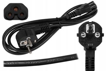 КАБЕЛЬ ШНУР ПИТАНИЯ, БЛОК ПИТАНИЯ, CLOVER ДЛЯ НОУТБУКА, ПК, 1,5 М