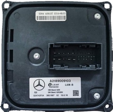 MĚNIČ MODUL LED MERCEDES C W204 A2189009103