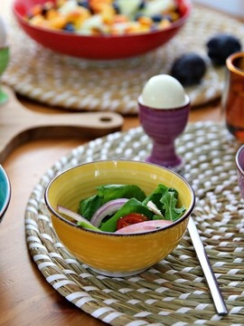 Подставка для яиц MPLCo Rainbow, керамика, 6 шт., ЦВЕТНЫЕ