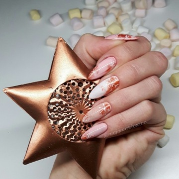 Пудра для ногтей Rose Gold Mirror