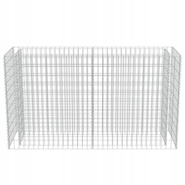 Габион приподнятый, оцинкованная сталь, 180x50x100 см.