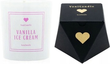 Świeczka sojowa wanilia VANILLA ICE CREAM 400g