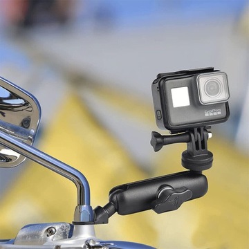 КРЕПЛЕНИЕ НА МОТОЦИКЛ ДЛЯ GOPRO, КРЕПЛЕНИЕ ЗАЖИМ ДЛЯ КАМЕРЫ