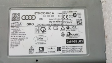 Навигационный контроллер MMI MIB3 AUDI A3 8Y0035043A