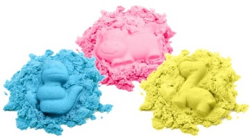 BibiMoon Kinetic Sand 3 кг НАБОР ПЕСОЧНЫХ ЯЩИКОВ ФОРМАТЫ