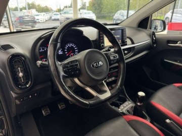 Kia Picanto III Hatchback 5d 1.2 DOHC 84KM 2019 Kia Picanto GT Line Kamera cofania 1 wlasciciel FV 23 gwarancja dosta, zdjęcie 6