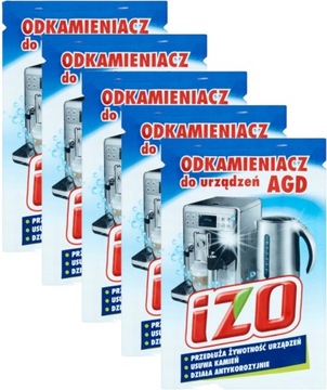 Izo odkamieniacz do urządzeń AGD saszetka 5 x 30 g