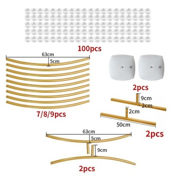 Арка из воздушных шаров. Набор арки из металлических шаров. День рождения.