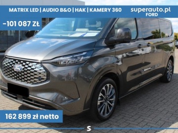 Ford Tourneo Custom II  L1 BEV 218KM 2026 340 L2 Titanium X Elektryczny A1 RWD 218KM