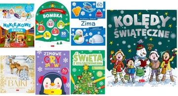 Zestaw 2 na prezent Mikołajki bajki kolorowanki dla dzieci