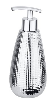 Dozownik mydła Ceramiczny Chrom Luksus 370 ml
