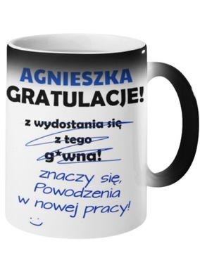 KUBEK MAGICZNY DLA KOLEGI KOLEŻANKI DOWOLNE IMIĘ