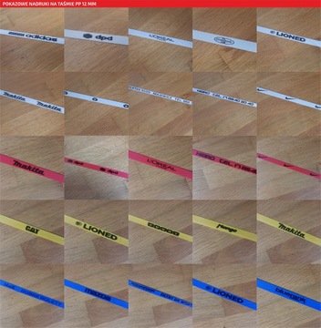 Taśma spinająca 19 mm PP zółta spinająca binda