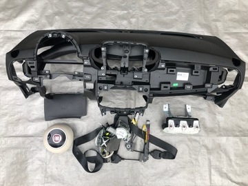 ФИАТ 500 ПОДЪЕМНАЯ КОНСОЛЬ ПОДУШКИ РЕМНИ НАТЯЖИТЕЛИ 19R