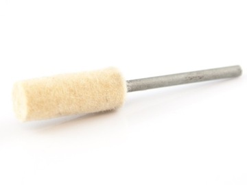 FILC POLERSKI TRZPIEŃ 10x25x3 WALCOWY POLEROWANIE