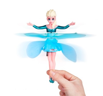 ЛЕТАЮЩАЯ КУКЛА ФЕЯ, СВЕТОДИОД РУЧНОГО УПРАВЛЕНИЯ USB - СИНИЙ