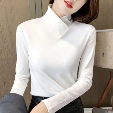 Long Sleeves Slim Fit Bottoming Blouse Undershirt