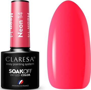 Claresa Neon Lakier Hybrydrowy 14 5ml