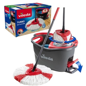 Mop obrotowy VILEDA Easy Wring & Clean TURBO okrągły