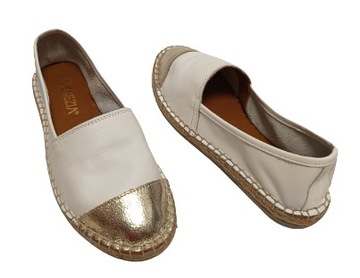 wygodne espadryle VENEZIA 031850018Y BIAŁE r36