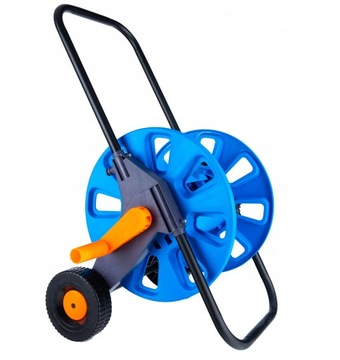 Stojak Wózek NA Wąż Ogrodowy Podlewanie Mocny Odporny Zwijacz Bęben 50m