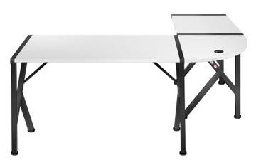 СТОЛ ИГРОВОЙ КОМПЬЮТЕРНЫЙ, УГЛОВОЙ, ИГРОВОЙ СТОЛ CARBON, РЕГУЛИРУЕМЫЙ, HUZARO