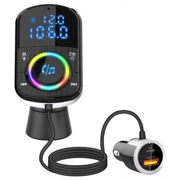 АВТОМОБИЛЬНЫЙ ПЕРЕДАТЧИК BLUETOOTH FM MP3 QC 3.0