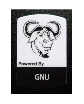 Naklejka GNU 19 x 28 mm 323