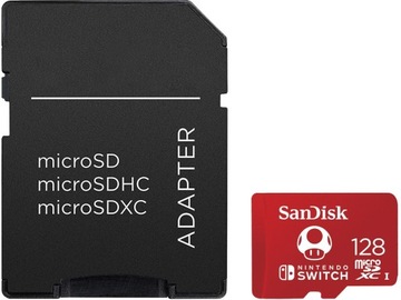 SANDISK NINTENDO SWITCH micro SD XC 128 ГБ V30 A1
