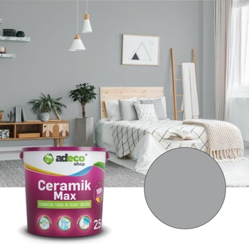 Farba do ścian zmywalna OŁÓWKOWY GRAFIT 2.5L
