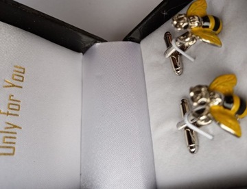 Запонки для рубашки Bee Wasp Beetle