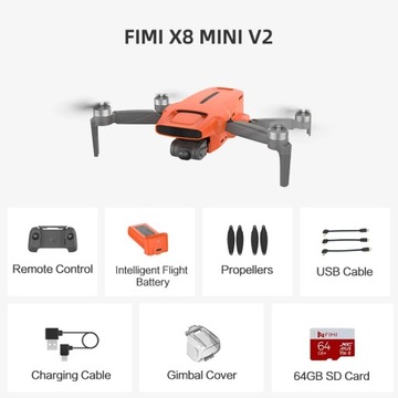 FIMI X8 MINI profesjonalny dron 3-osiowy aparat z gimbalem z WIFI i