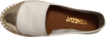 wygodne espadryle VENEZIA 031850018Y BIAŁE r36