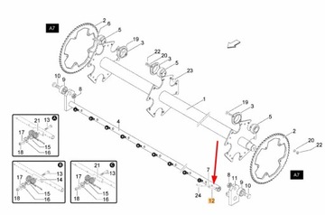 KB0092011 Пружинный штифт M8 x 45