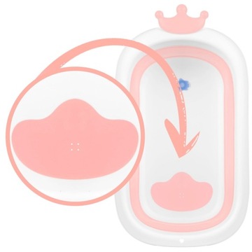 СКЛАДНАЯ СИЛИКОНОВАЯ BABY BABY BABY ДЕТСКАЯ ТУРИСТ + ПОДУШКА